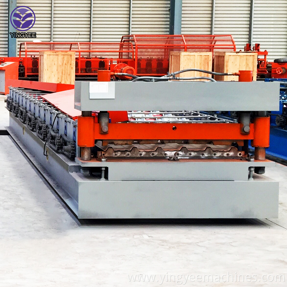 new arrival Profiled Steel Sheet Concrete Slab Plate Floor Decking Panel Roll Forming Machine With PLC Control System